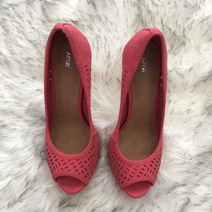 Apt 9 Coral Stilleto Heels